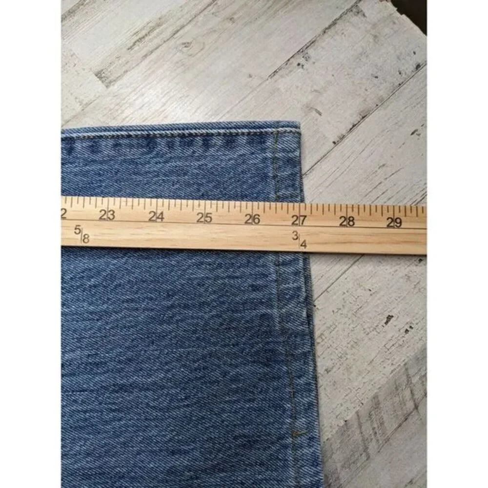 Levis‎ 501 Jeans Mens 36x29 (34X27) Blue Original Straight Denim Button Fly